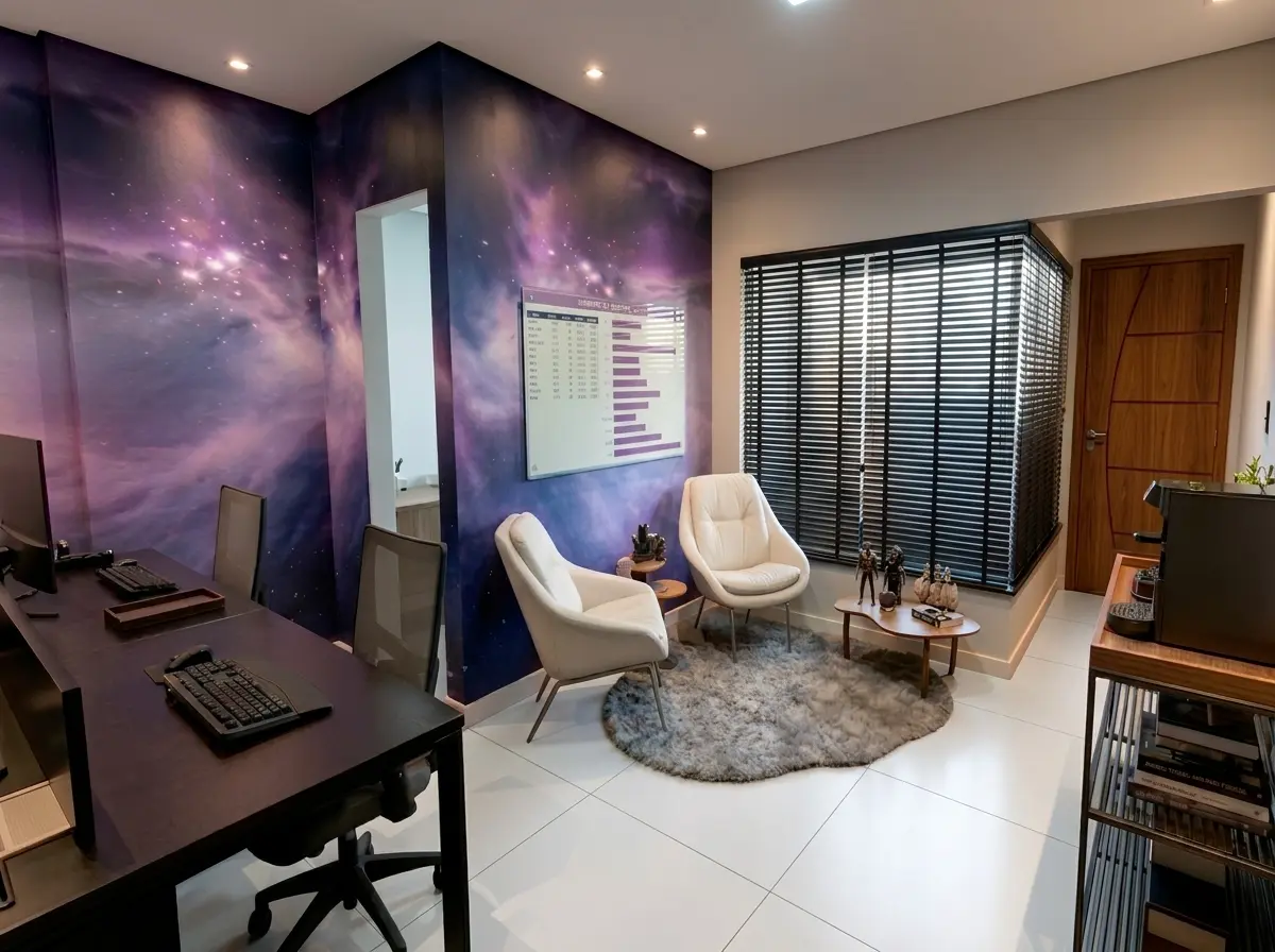Escritório comercial em Jardim do Mar, SBC — ambiente corporativo Lúmen Arquitetura